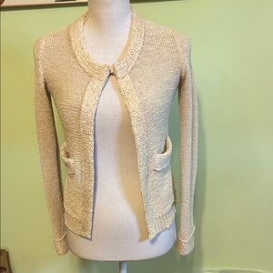 Burberry Black Label cream sweater, size EU 36/US XS